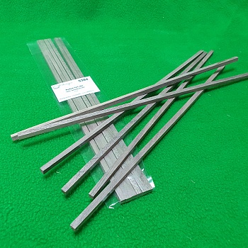 5384 рейки 5х5 мм - длина 300 мм - 6 шт - орех американский