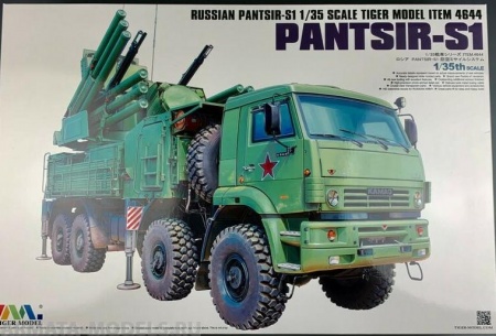 4644 Российский самоходный зенитный ракетно-пушечный комплекс «Панцирь-С1» (Russian Pantsir-s1/ SA-22 ) Tiger Model