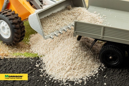 007KPK022 Присыпка для макетирования Серо-белый грунт