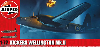 A08021 Сборная модель бомбардировщика  Vickers Wellington Mk.II