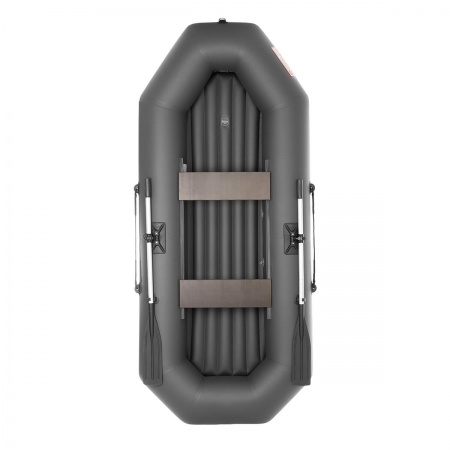 Лодка Шкипер А280 надувное дно серый Тонар