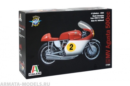 4630ИТ Мотоцикл MV Agusta 500 4 Cilindri 1964 Italeri