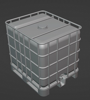 HE-48009 Миниатюра еврокуб 3д печать