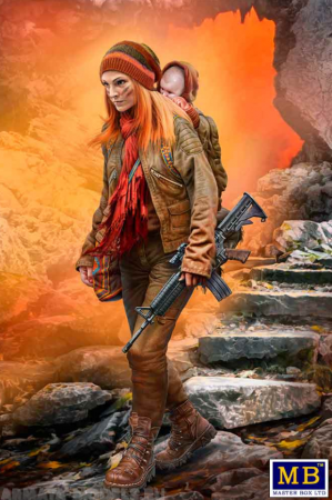 MB24077 Фигуры, «Серия постапокалиптики. Последний Мост. Набор №5. Надежда» Master Box (MB)