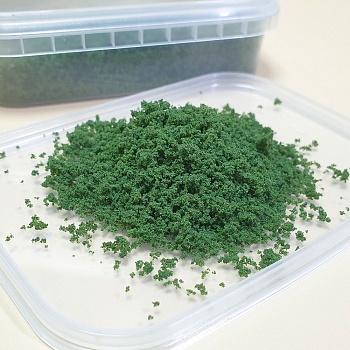 5717 присыпка листва/трава, мелкая, 200 мл, глубокий зеленый