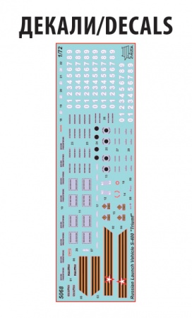 5068 Российский зенитно-ракетный комплекс С-400 Триумф, 1/72 Звезда