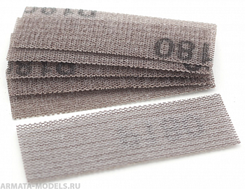 4624J Шлифовальная сетка на липучке, P180, 30x90 мм, 6 шт.