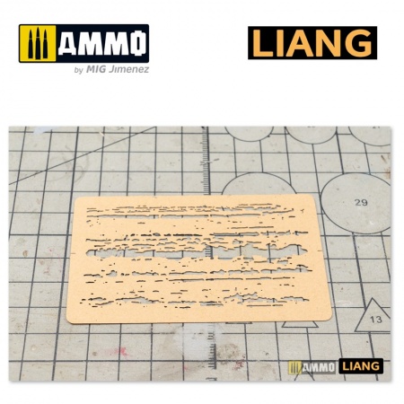 LIANG-0009 Набор трафаретов Chipping Effects Airbrush Stencils