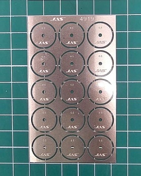 4919J Диск для ревитера d 15 мм, шаг 0,5 мм, 15 шт.