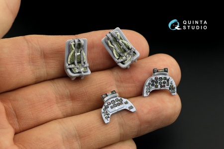 QD48019 3D Декаль интерьера кабины Як-52 (ARK)