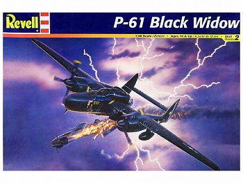 004887NRE Самолет Истребитель P-61B Black Widow