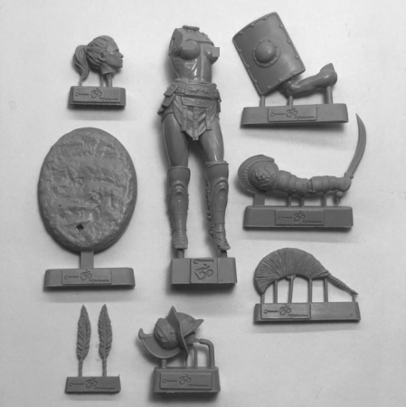 CHM-120.005. Миры Фэнтези: Гладиатриса. 120 мм. Материал -смола. Chronos Miniatures