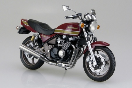 05168 Kawasaki Zephyr X with custom parts Aoshima