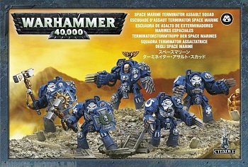 48-34GW Набор Космодесант. Штурмовой Отряд Терминаторов (Space Marines Terminator Assault Squad) 48-34GW Набор Космодесант. Штурмовой Отряд Терминаторов (Space Marines Terminator Assault Squad)