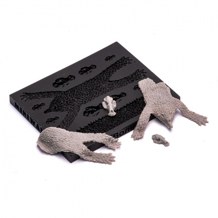 T105MWP Молд Волчьи шкуры и черепа, размер S