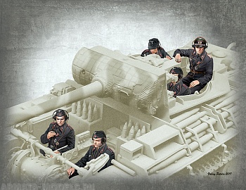 MB35201 Фигуры, Немецкие танкисты, 1944-1945