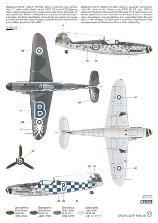 SH72394 Messerschmitt Bf 109G-6 Mersu over Finland Special Hobby
