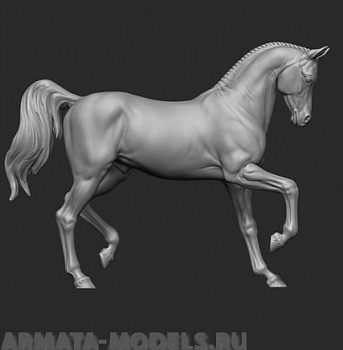 CHM-54141. Животные: Лошадь №5. 54 мм. Материал - смола.