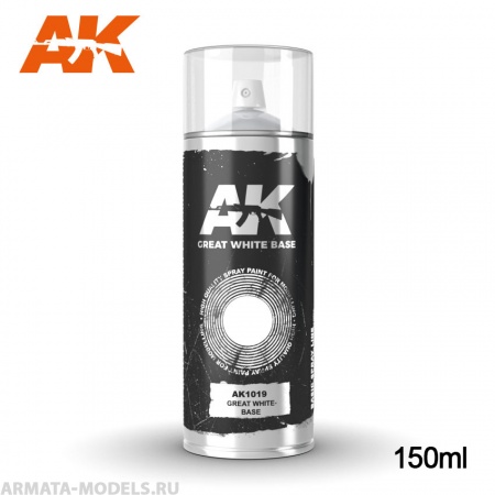 AK1019 Белая база Great White Base - Spray 150ml