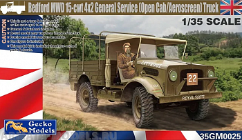 35GM0025 Армейский автомобиль Bedford MWD 15-cwt 4x2 GS Truck  (GECKO MODELS) 1/35 35GM0025 Армейский автомобиль Bedford MWD 15-cwt 4x2 GS Truck  (GECKO MODELS) 1/35
