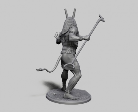 CHM-54158. Египетский бог Сет. 54 мм. Материал - смола. Chronos Miniatures