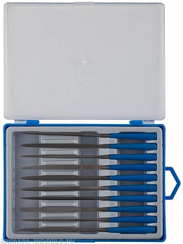 16021-2-H10 Набор надфилей 10 шт 140 мм, в боксе