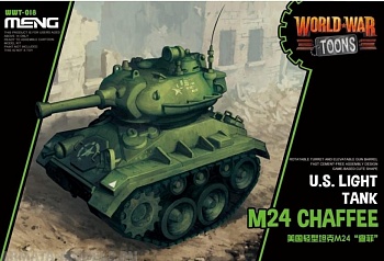 WWT-018 World War Toons U.S. light tank M24 "Chaffee" WWT-018 World War Toons U.S. light tank M24 "Chaffee"