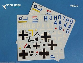 48012CD Декаль Hs-123 over the USSR 1/48