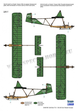 SH48198 EoN Eton TX.1/ SG-38 Over Western Europe Special Hobby