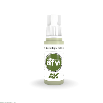 AK11345 Краска акриловая 3Gen APC Interior Light Green (FS24533)