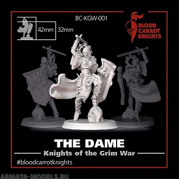 BCK-WG-026 Дама | Игровая миниатюра 32 мм