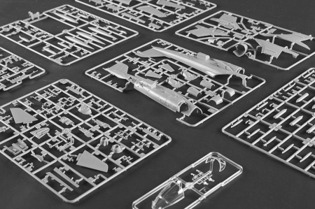 01641P Сборная модель американский штурмовик A-6E Intruder Trumpeter