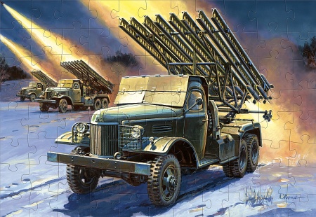 55002 Пазлы &amp;amp;amp;quot;Гвардейский реактивный миномёт БМ-13 &amp;amp;amp;quot;Катюша&amp;amp;amp;quot; (3521)