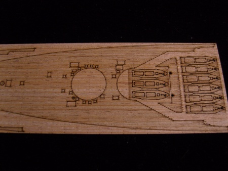 AW20034 Деревянная палуба для IJN AMAGI