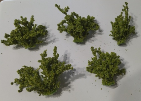 87120002 декор для ландшафта кусты 5шт