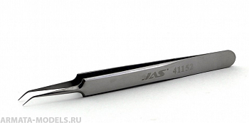 41152J Пинцет изогнутый 45°, 118 мм