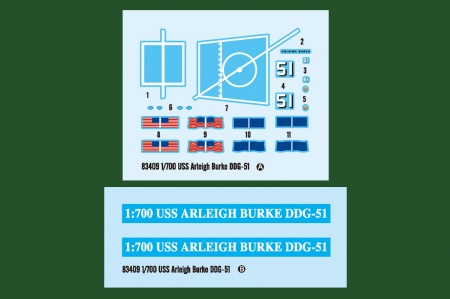 83409HB USS Arleigh Burke DDG-51 Hobby Boss