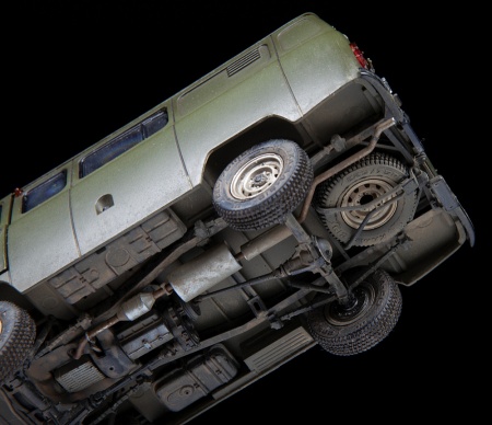 3644 Российский автомобиль УАЗ 3909 «Буханка» Звезда