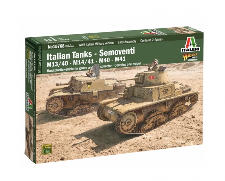 15768ИТ ITALIAN TANKS and Semoventi Italeri