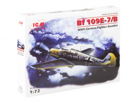 72135 Bf 109E-7/B , WWII немецкий истребитель 2 МВ ICM 72135 Bf 109E-7/B , WWII немецкий истребитель 2 МВ ICM