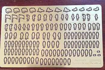 AM35001 Фототравление Экипаж ВМФ РФ и аксессуары (Не для свободной продажи)