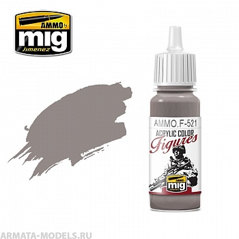 AMMOF521 Ammo Mig Краска акриловая GREY LIGHT BROWN AMMOF521 Ammo Mig Краска акриловая GREY LIGHT BROWN