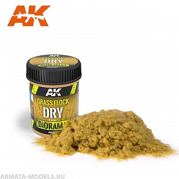 AK8223 Имитация травяного покрытия для макетов и диорам GRASS FLOCK 2MM DRY