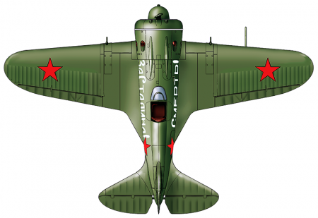 48033 Истребитель И-16 тип 24 Бориса Сафонова ARK model