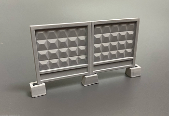 AM72296 Бетонный забор (2 секции, 3 стакана) AM72296 Бетонный забор (2 секции, 3 стакана)