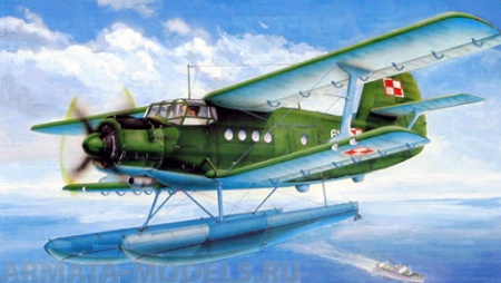 01606 Самолет Ан-2М на поплавках Trumpeter