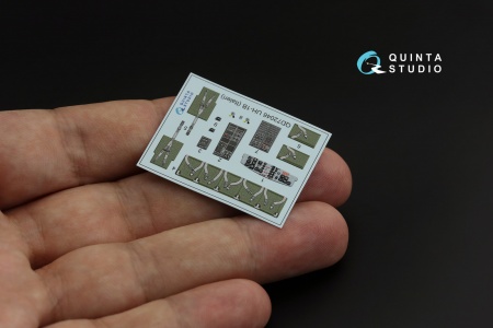 QD72046 3D Декаль интерьера кабины Uh-1B (Italeri)