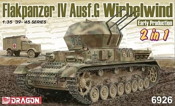 6926Д Сборная модель FLAKPANZER IV Ausf.G 'WIRBELWIND' EARLY PRODUCTION w/ZI