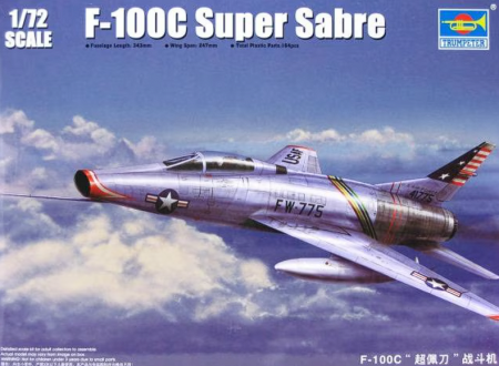 01648P Самолет F-100C Super Sabre Trumpeter