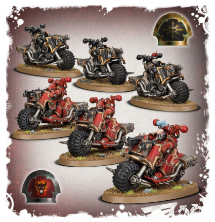 43-08GW Набор Космодесант Хаоса. Байкеры (Chaos Space Marines Bikers)